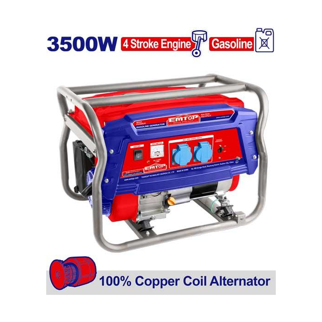 مولد بنزين بكرة - 3.5KW