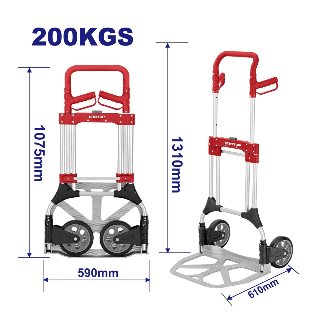 عربة نقل بضائع قابلة للطي 200Kg