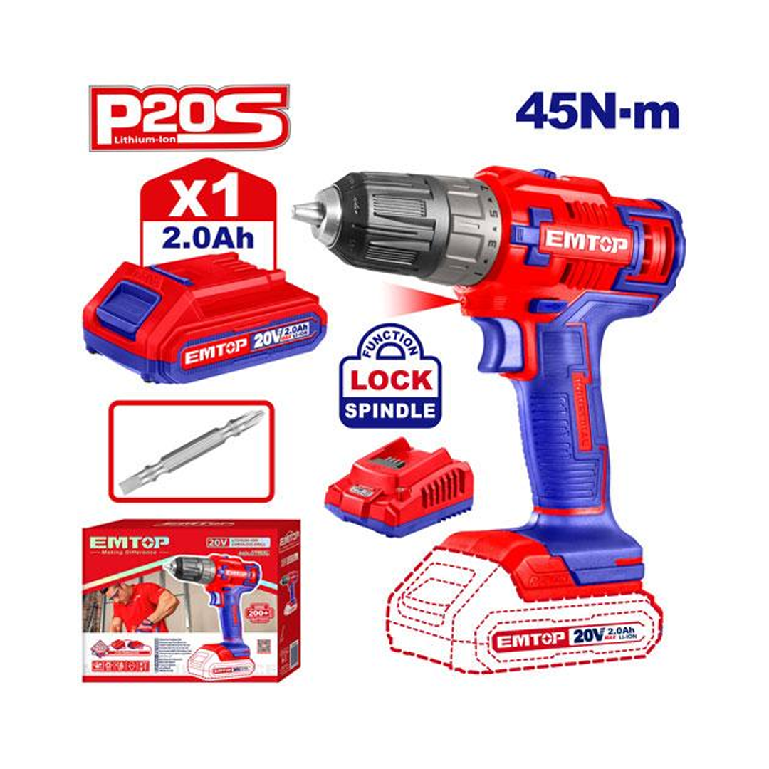 مفرجا بطارية 20V/2A - 45N