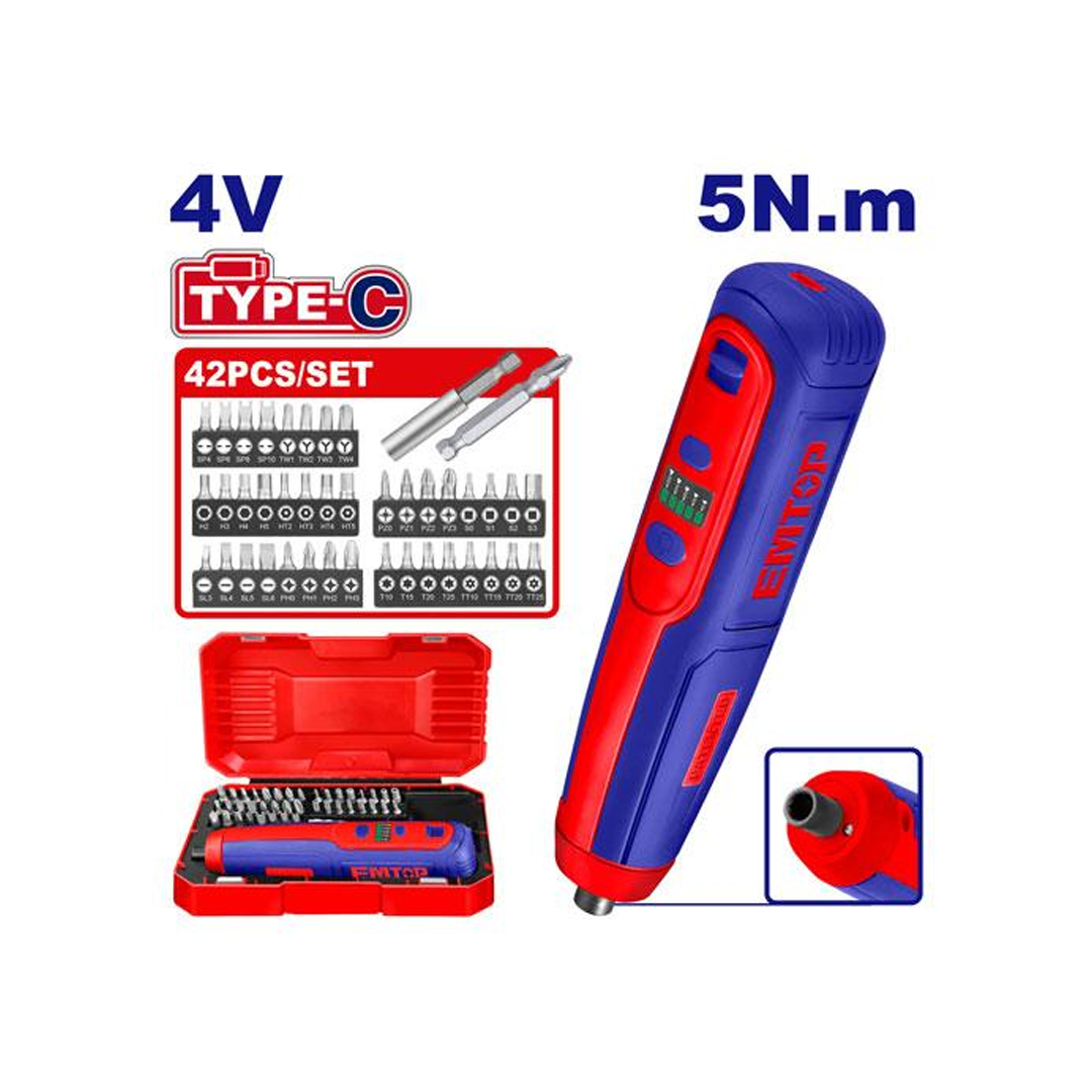 طقم مفك الكترونيات 4V/5N (42قطعة)