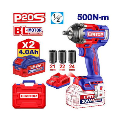 درل بوكسات 2 بطارية - 500 - 20V/4A