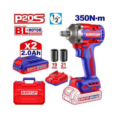 درل بوكسات 2 بطارية - 20V/2A - 350
