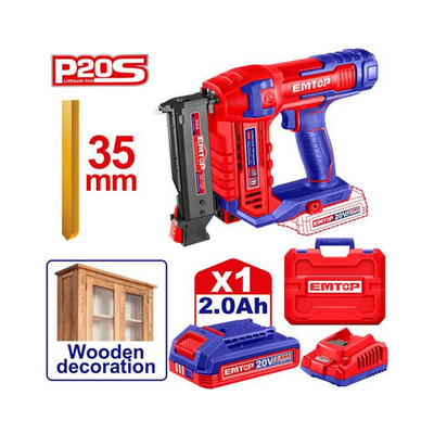 فرد مسمار دبوس بطارية 20V/2A-10-35mm