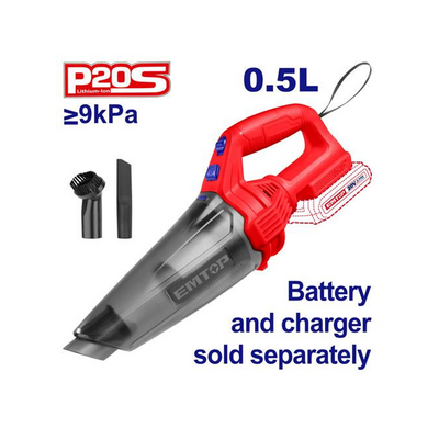 مكنسة سيارة بطارية - 0.5 لتر - 20V - (جسم فقط)